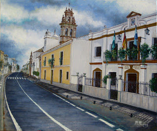 Espartinas (Centro Cultural) Alberto Jiménez Becerril Oil Canvas Landscaping