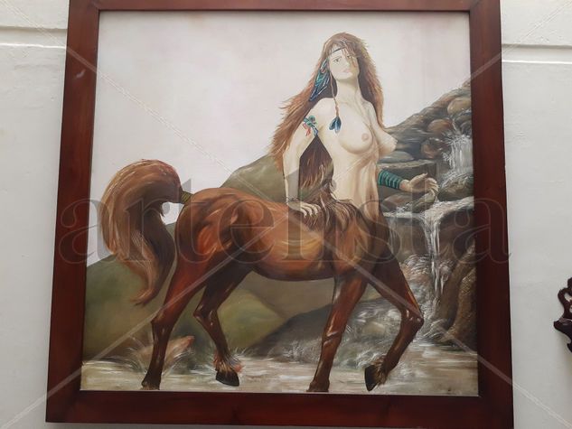 Driada Óleo Lienzo Desnudos