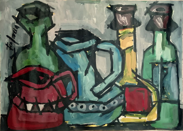 BODEGON 3B2J Acrylic Card Still Life Paintings