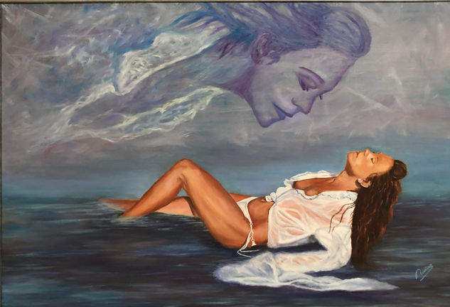 Sueño Oil Canvas Figure Painting