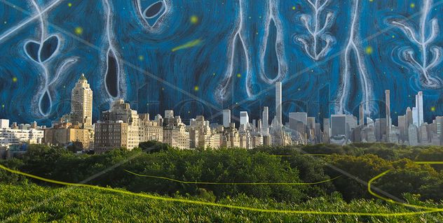 Nocturne of the Jungle over Central Park