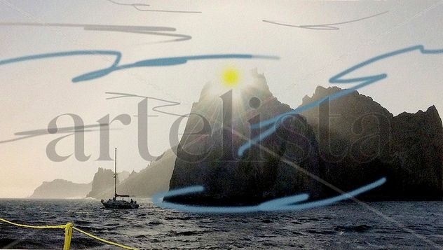 Grafías en el Arco de Cabo San Lucas