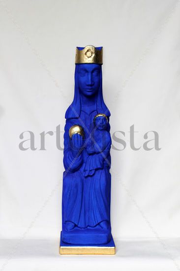 LA VIRGEN AZUL Mixta Figurativa