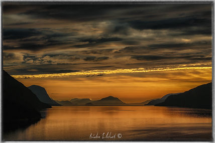 Atardecer en los...