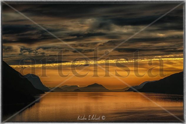 Atardecer en los fiordos