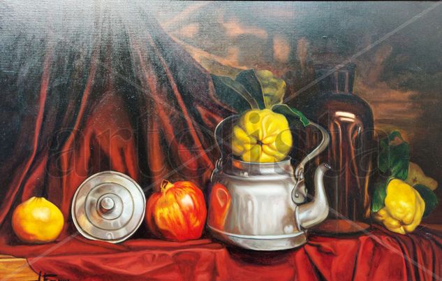 La tetera Oil Canvas Still Life Paintings