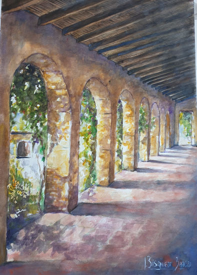 A través de lis arcos Watercolour Paper Others