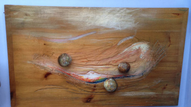 Bajorrelieve "Cosmos" firmado Sese