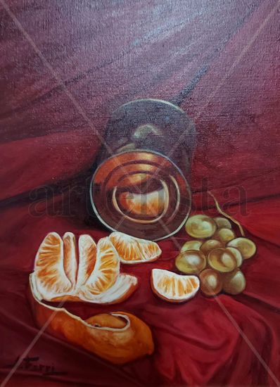 Mandarines Oil Canvas Still Life Paintings