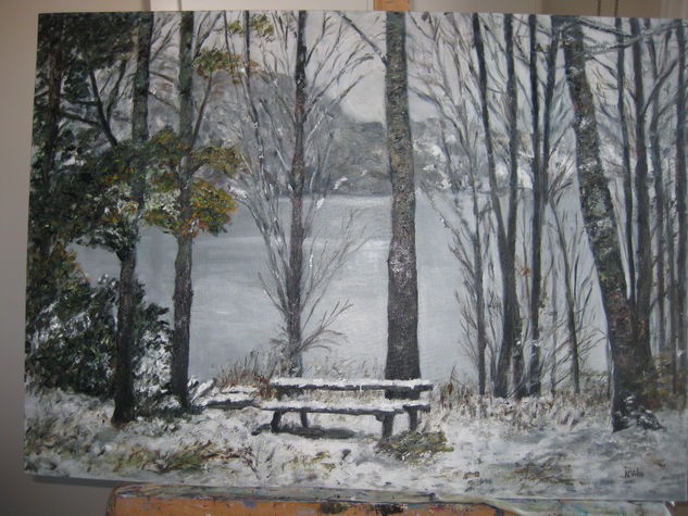 Invierno Oil Canvas Landscaping