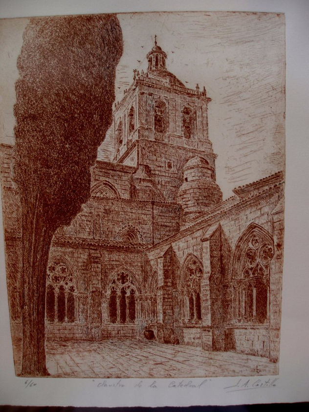 "Claustro de la catedral de Ciudad Rodrigo"