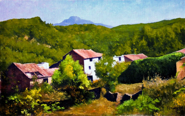 Masia de Teruel Oil Canvas Landscaping