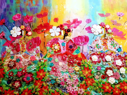 Meninas flamencas.