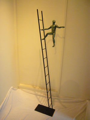 DANTE EN LA ESCALERA 1 Bronze Figurative