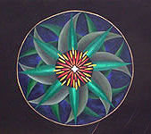 Mandala del Aloe Vera Acrylic Card Others