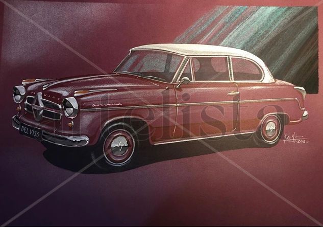 Borgward Isabella 4 door Mixed Media