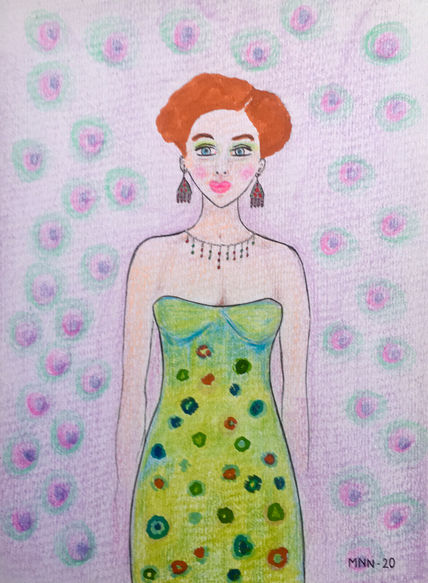 Mujer de verde