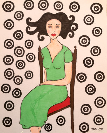 Mujer sentada