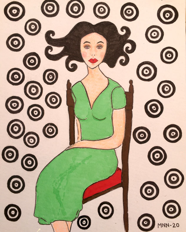 Mujer sentada