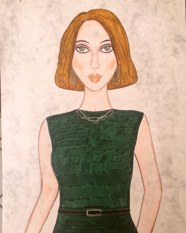 Mujer con collar