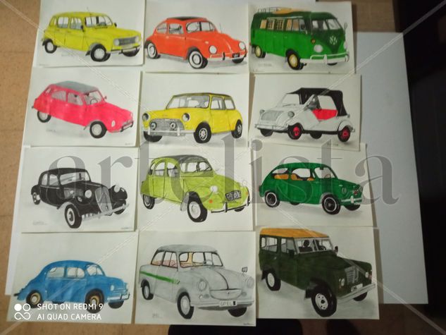 COCHES DE LOS 50 60 . Ink