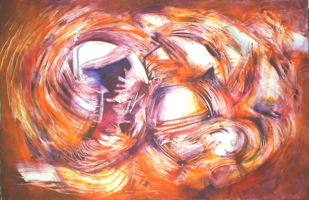 escape de fuego Acrylic Canvas