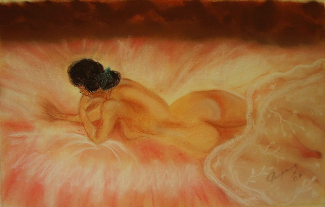 desnudo 1 Pastel Papel Desnudos