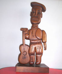 Paisano con guitarra