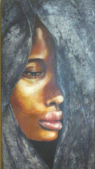 Desolación Oil Canvas Portrait