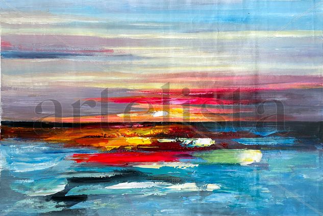 Dawn 784 Oil Canvas Landscaping