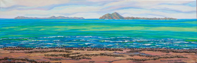 Isla de lobos Oil Canvas Marine Painting