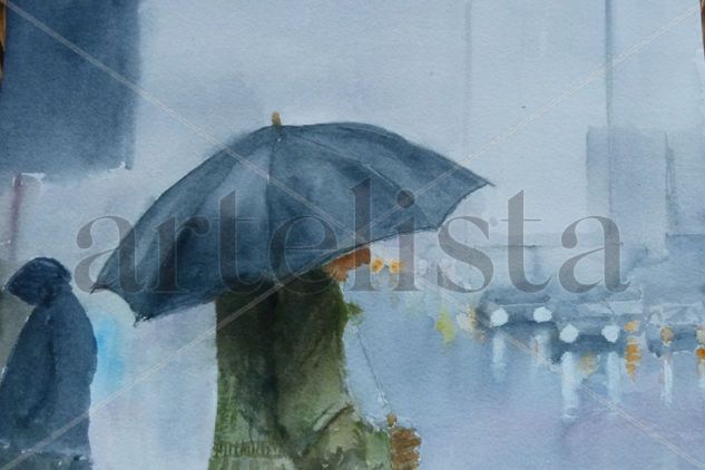 Llegaron las lluvias Watercolour Paper Landscaping