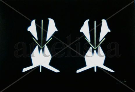 Dos chinos de espaldas