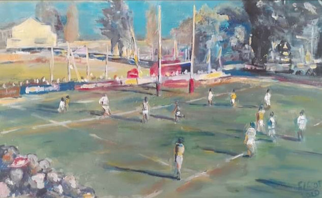 Rugby en Buenos Aires Acrylic Others Sports