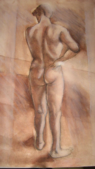 A liberdade Watercolour Panel Nude Paintings