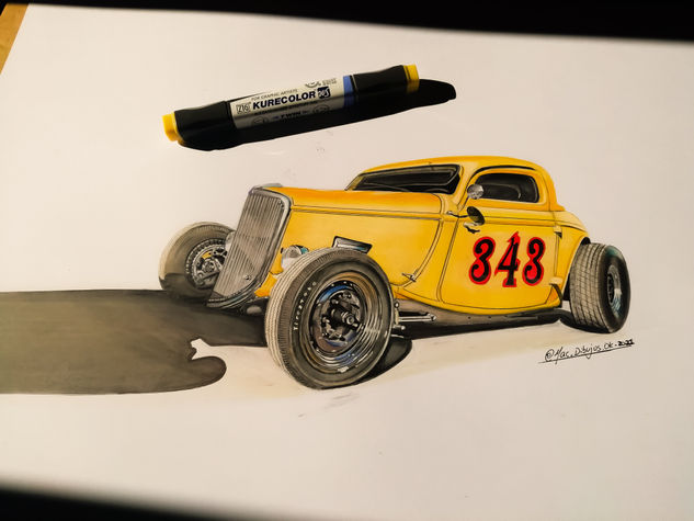 Ford Hot Rod 1934 Making Pen