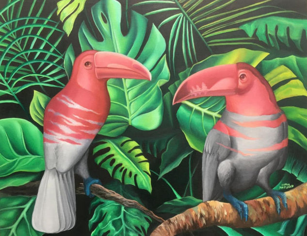 Tucanes Oil Canvas Animals