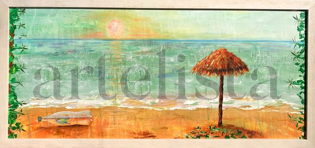 ATRAPADO EN GOA Acrylic Canvas Marine Painting