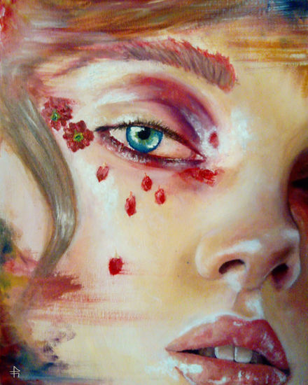 Girl Portrait Oil Canvas Portrait