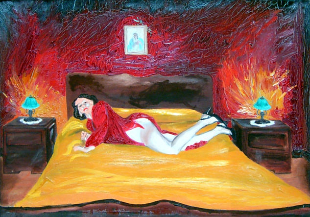 HOTEL POR HORAS - HOTEL BY HOURS - ALBERGO AD ORE Oil Canvas Nude Paintings