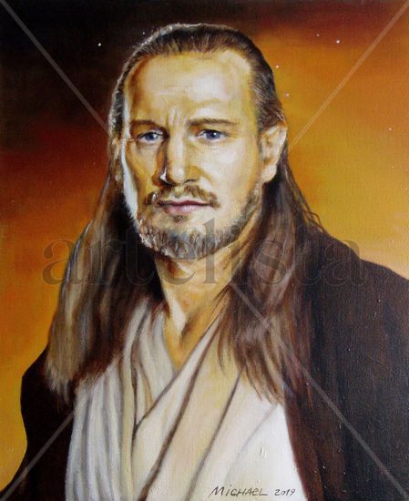 El maestro Qui-Gon Jinn Oil Others Others