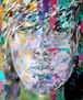 Blue face