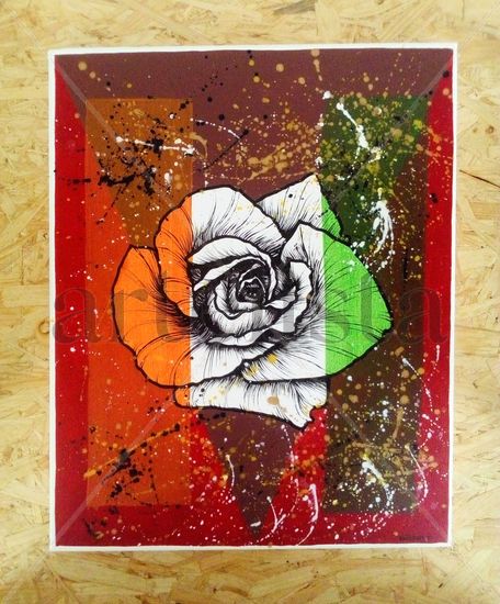 Bondad Acrylic Canvas Floral Painting