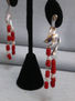 pendientes coral cerdeña