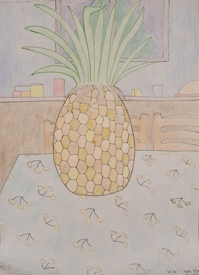 Piña Mixed Media