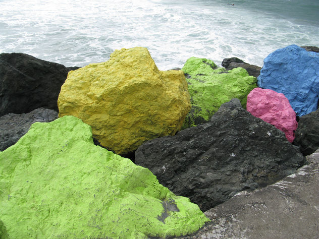 rocas  de color