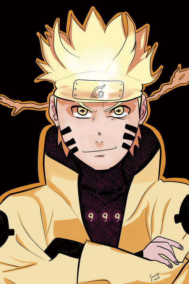 Arte digital, naruto uzumaki