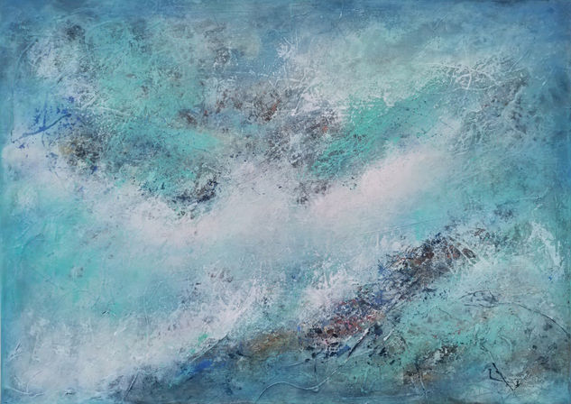 emotional Acrylic Canvas Marine Painting