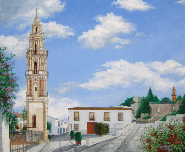 Torre de la Victoria - Estepa Oil Canvas Landscaping