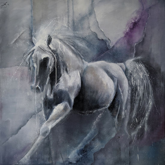 Caballo. Óleo Lienzo Animales